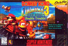 Donkey Kong Country 3: Dixie's Double Trouble: Box cover