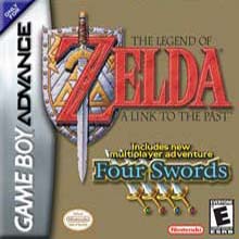 The Legend of Zelda: A Link to the Past with the Four Swords: Box cover